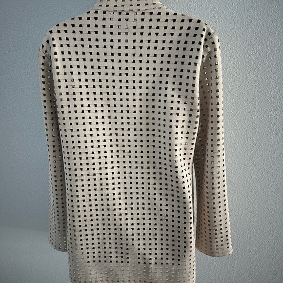 New without tag  tan elegant Joseph Ribkoff Long Sleeve Jacket size 10 - Picture 5 of 8